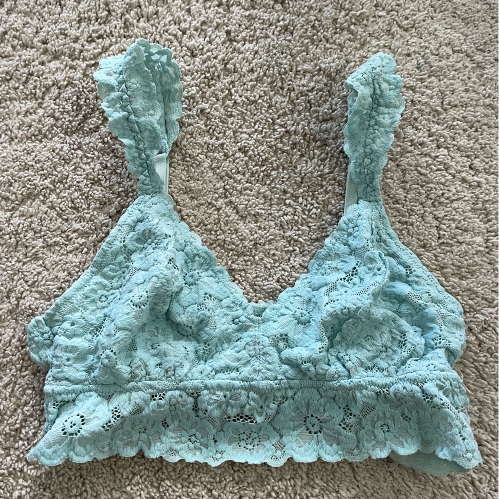 Teal bra top